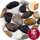 Chinese Pebbles - Polished Mixed Colour - 2694